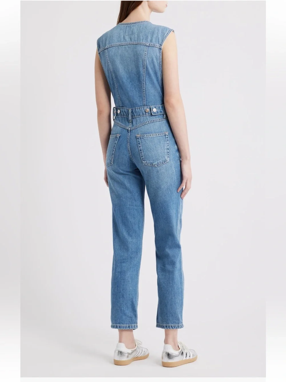 NWT FREE PEOPLE All you need Denim Jumpsuit $168